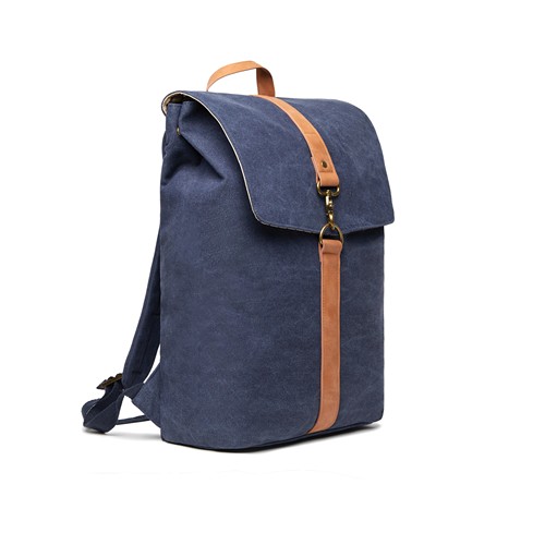 azul marino Mochila VINGA Bosler GRS lona reciclada