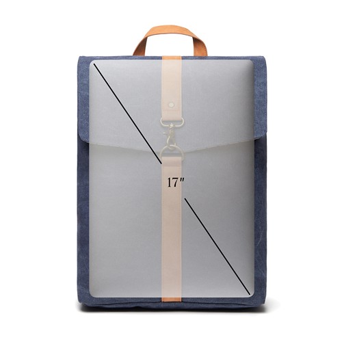 azul marino Mochila VINGA Bosler GRS lona reciclada