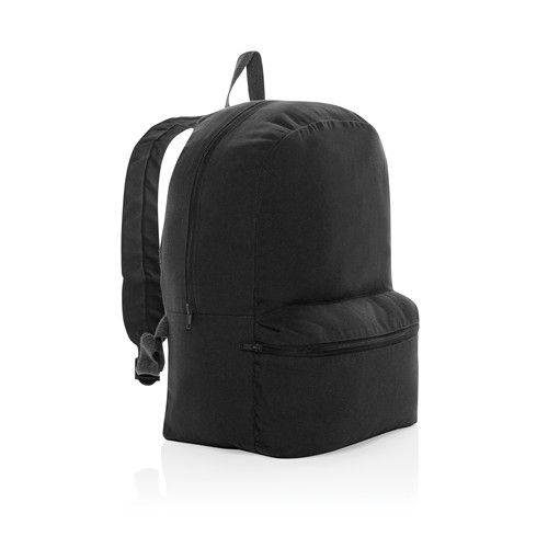 black Mochila de lona Impact Aware™ de 285 g/m² sin teñir