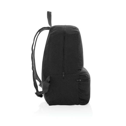 black Mochila de lona Impact Aware™ de 285 g/m² sin teñir