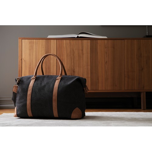 black Bolsa de lona VINGA Bosler RCS reciclada