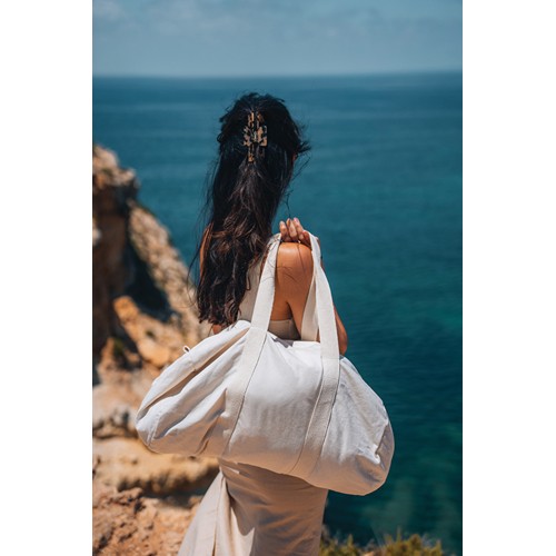 Sac de sport en toile recyclée et non teintée Impact AWARE™ - 10