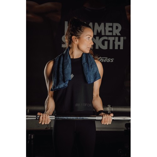 blue VINGA toalla seca activa pequeña GRS RPET