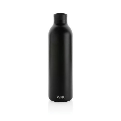 black Botella Avira Avior 1L de acero RCS