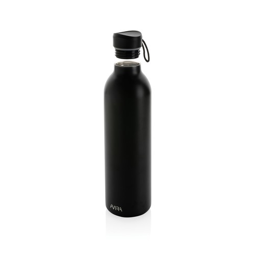 black Botella Avira Avior 1L de acero RCS