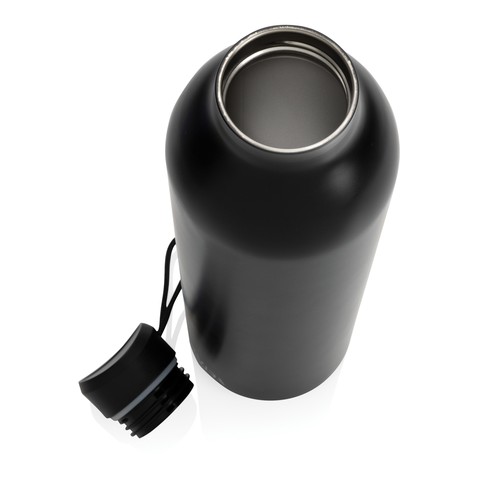 black Botella Avira Avior 1L de acero RCS