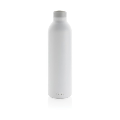 white Botella Avira Avior 1L de acero RCS