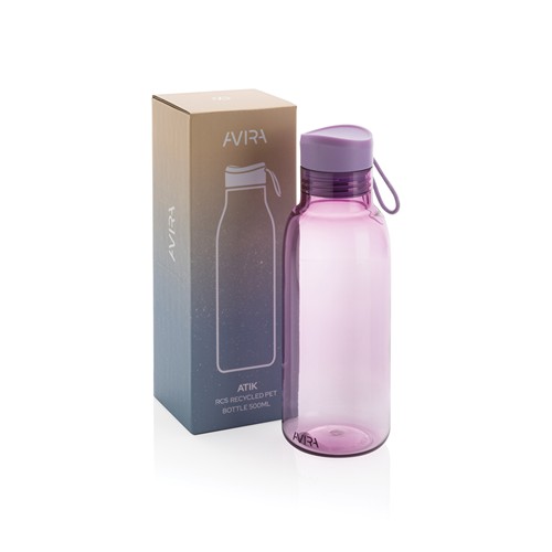 purple Botella Avira Atik RCS PET Reciclado 500 ml