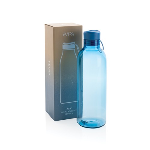 blue Botella Avira Atik RCS PET Reciclado 1L