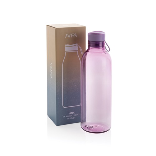 purple Botella Avira Atik RCS PET Reciclado 1L