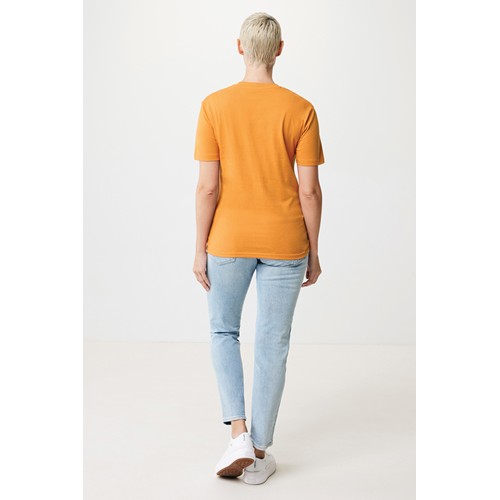 naranja sunset Camiseta IQONIQ Bryce algodón reciclado