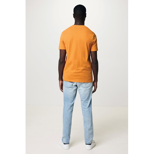 naranja sunset Camiseta IQONIQ Bryce algodón reciclado