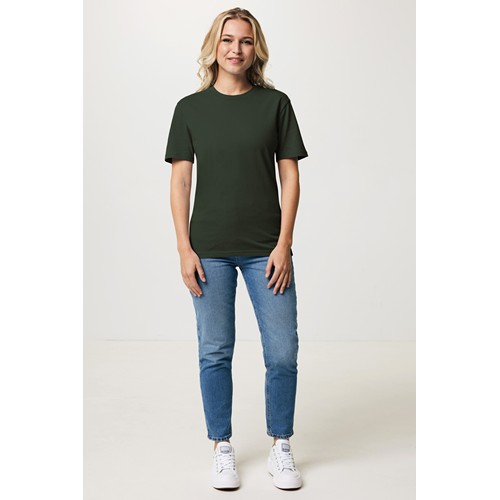 kaki Camiseta IQONIQ Bryce algodón reciclado