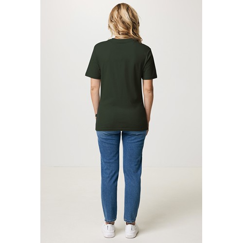 kaki Camiseta IQONIQ Bryce algodón reciclado
