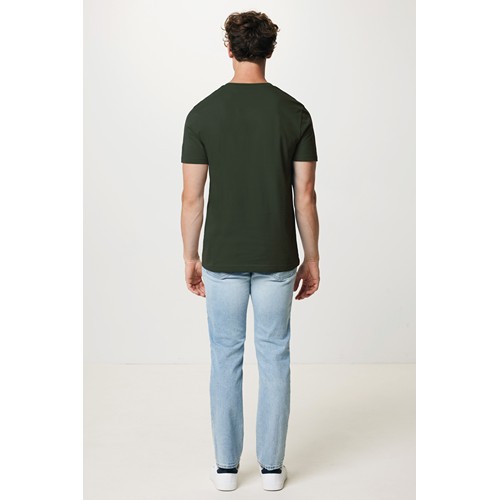 kaki Camiseta IQONIQ Bryce algodón reciclado