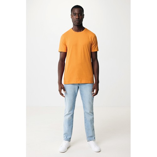 naranja sunset Camiseta IQONIQ Bryce algodón reciclado