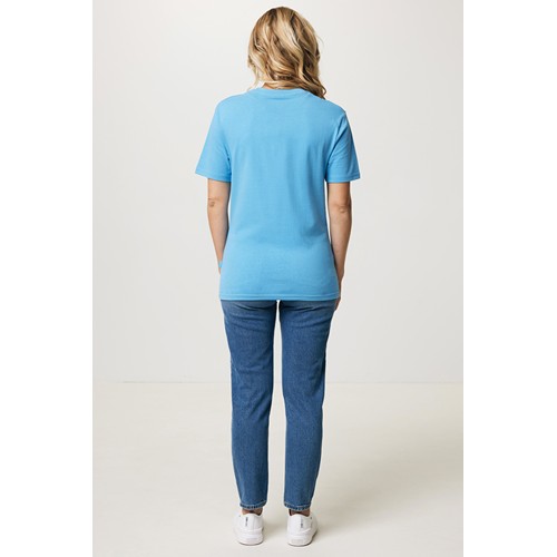 azul claro Camiseta IQONIQ Bryce algodón reciclado