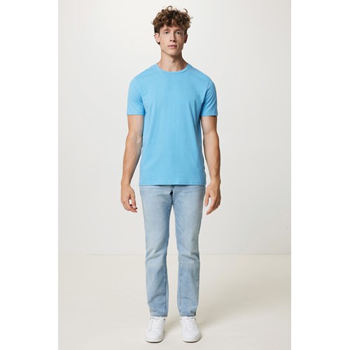 azul claro Camiseta IQONIQ Bryce algodón reciclado