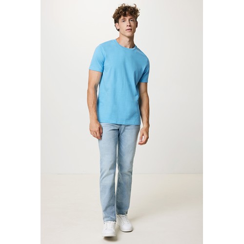 azul claro Camiseta IQONIQ Bryce algodón reciclado