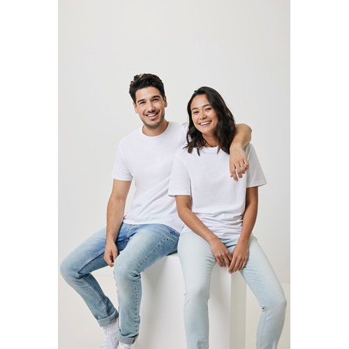 white Camiseta IQONIQ Bryce algodón reciclado