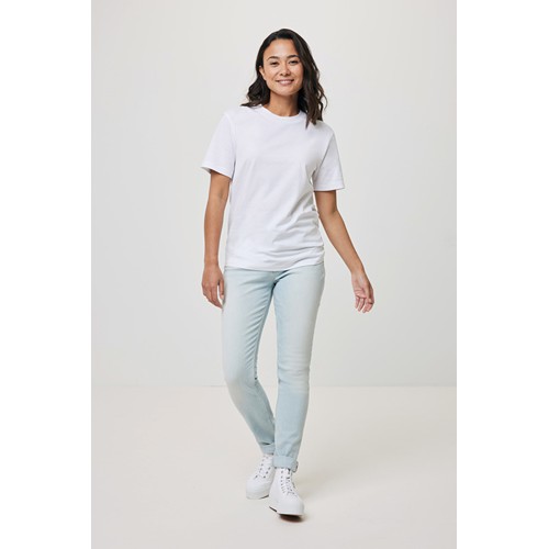 white Camiseta IQONIQ Bryce algodón reciclado