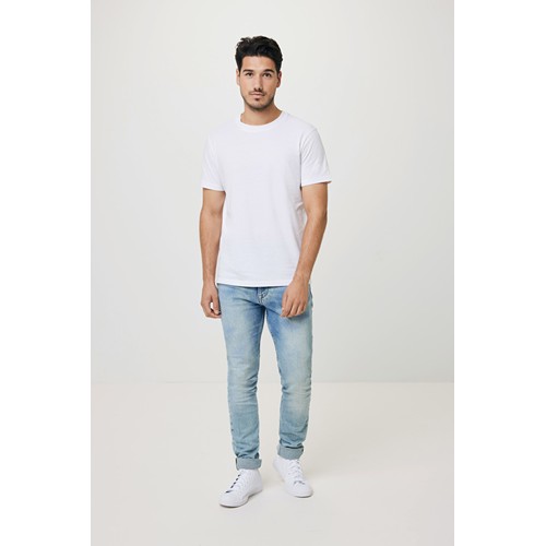 white Camiseta IQONIQ Bryce algodón reciclado