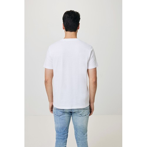 white Camiseta IQONIQ Bryce algodón reciclado