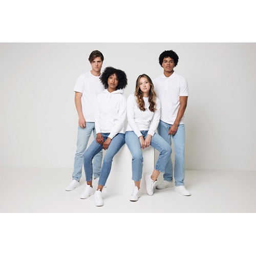 white Camiseta IQONIQ Bryce algodón reciclado