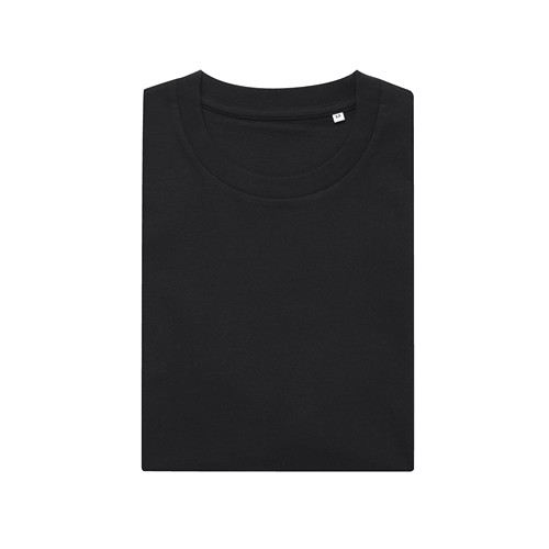 black Camiseta IQONIQ Bryce algodón reciclado