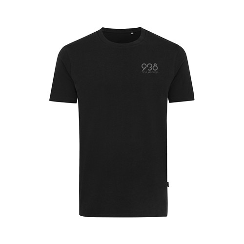 black Camiseta IQONIQ Bryce algodón reciclado