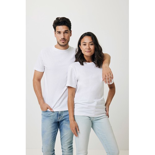 white Camiseta IQONIQ Bryce algodón reciclado
