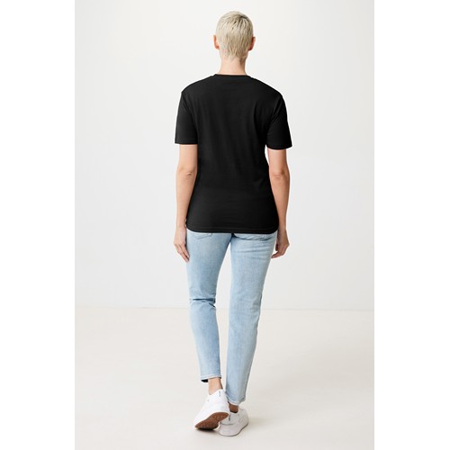 black Camiseta IQONIQ Bryce algodón reciclado