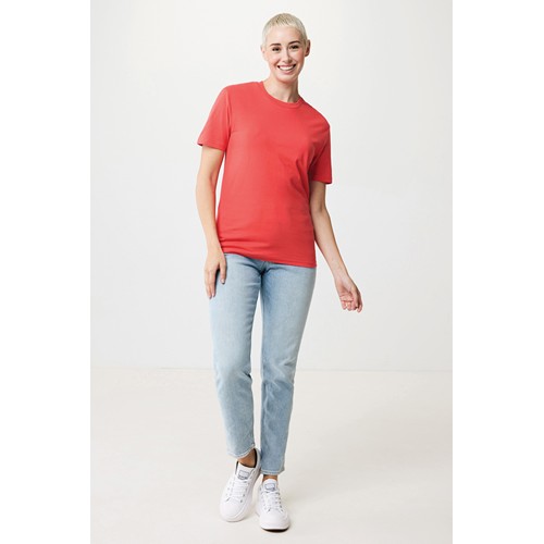 rojo claro Camiseta IQONIQ Bryce algodón reciclado