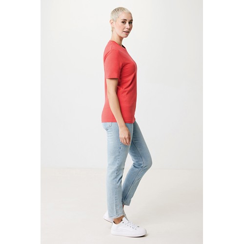 rojo claro Camiseta IQONIQ Bryce algodón reciclado
