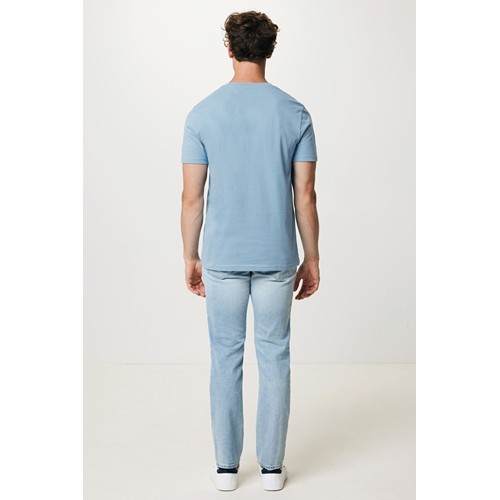 azul celeste Camiseta IQONIQ Bryce algodón reciclado