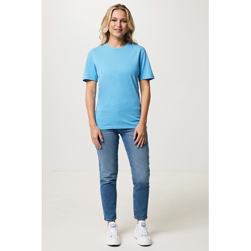 azul claro Camiseta IQONIQ Bryce algodón reciclado