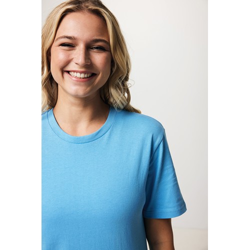 azul claro Camiseta IQONIQ Bryce algodón reciclado
