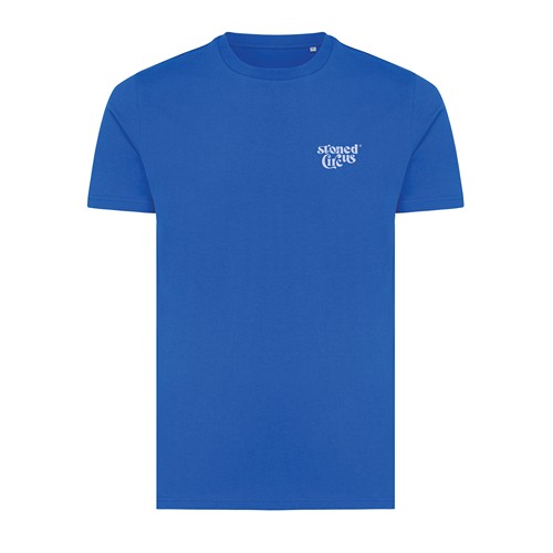 azulón Camiseta IQONIQ Bryce algodón reciclado