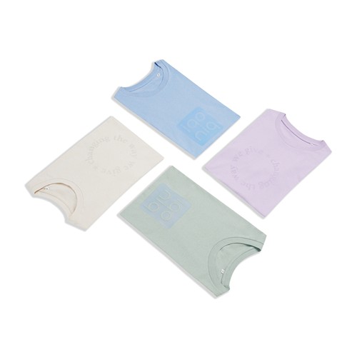 lavanda Camiseta IQONIQ Bryce algodón reciclado