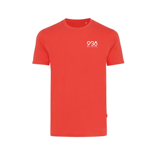 rojo claro Camiseta IQONIQ Bryce algodón reciclado