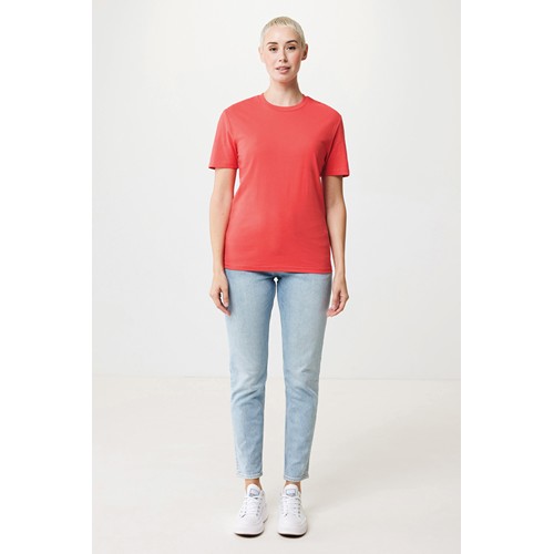rojo claro Camiseta IQONIQ Bryce algodón reciclado