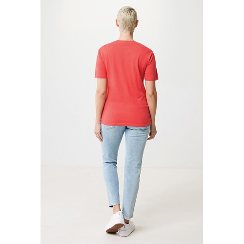 rojo claro Camiseta IQONIQ Bryce algodón reciclado