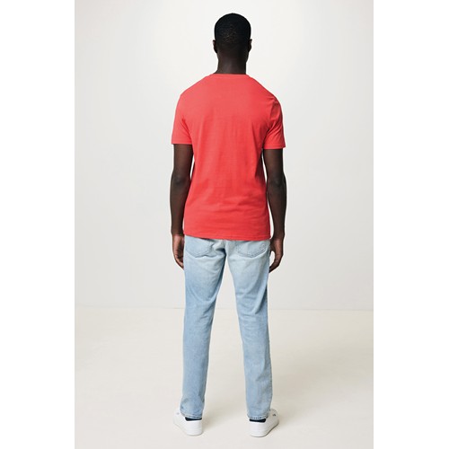 rojo claro Camiseta IQONIQ Bryce algodón reciclado