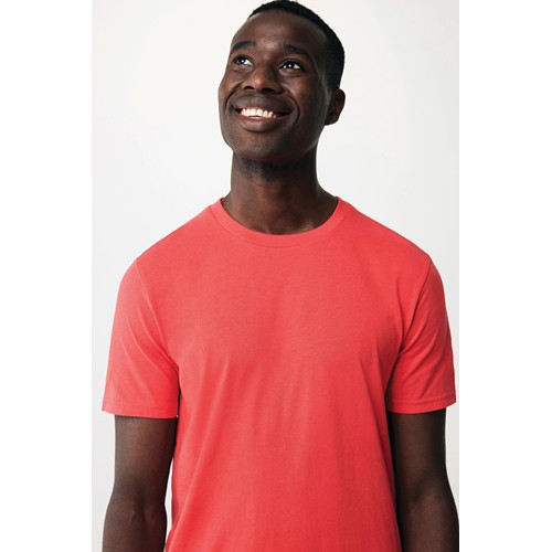 rojo claro Camiseta IQONIQ Bryce algodón reciclado