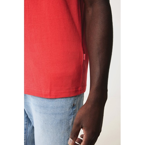 rojo claro Camiseta IQONIQ Bryce algodón reciclado