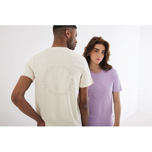 lavanda Camiseta IQONIQ Bryce algodón reciclado