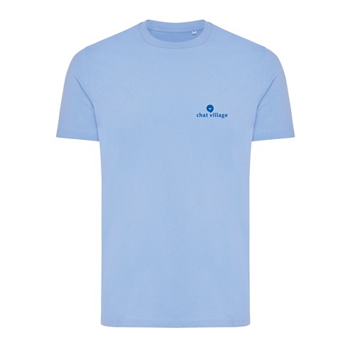 azul celeste Camiseta IQONIQ Bryce algodón reciclado