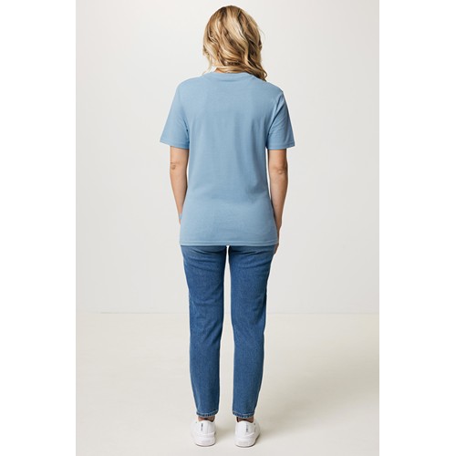 azul celeste Camiseta IQONIQ Bryce algodón reciclado