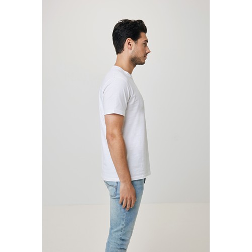 white Camiseta IQONIQ Bryce algodón reciclado
