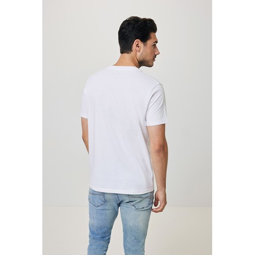 white Camiseta IQONIQ Bryce algodón reciclado